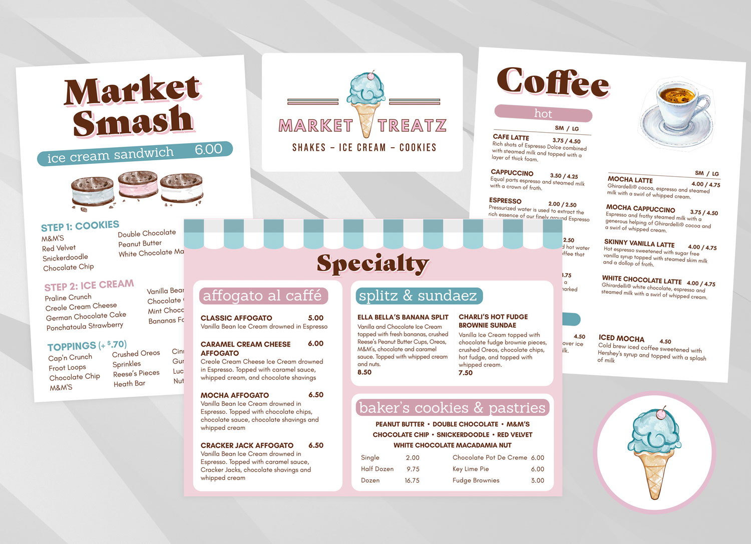 Market Treatz Menu