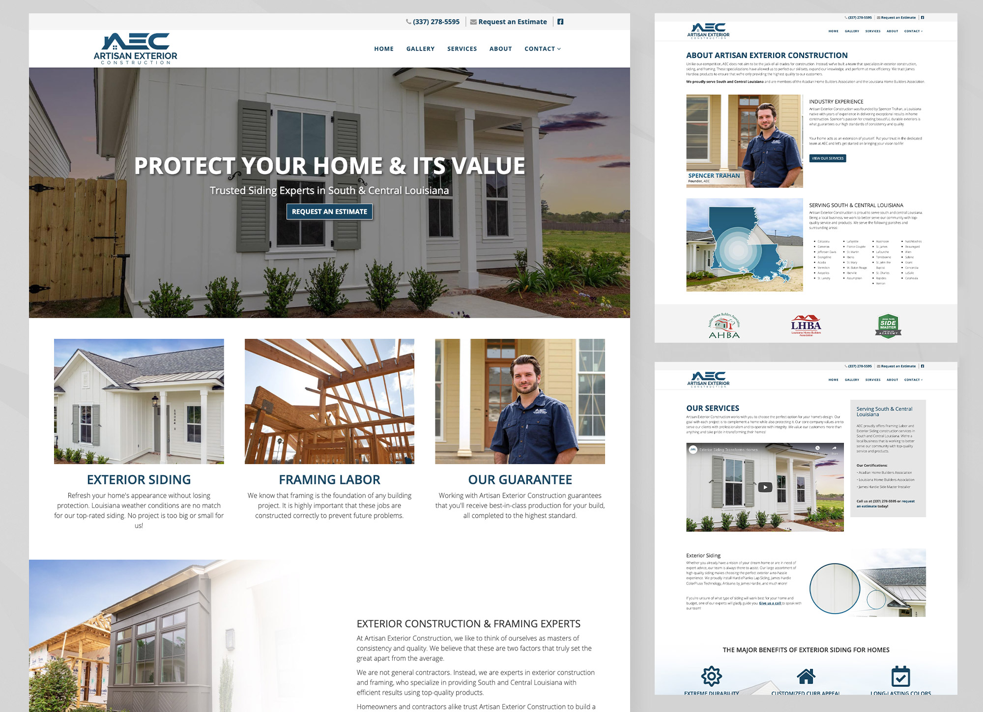 Website Design Artisan Exterior